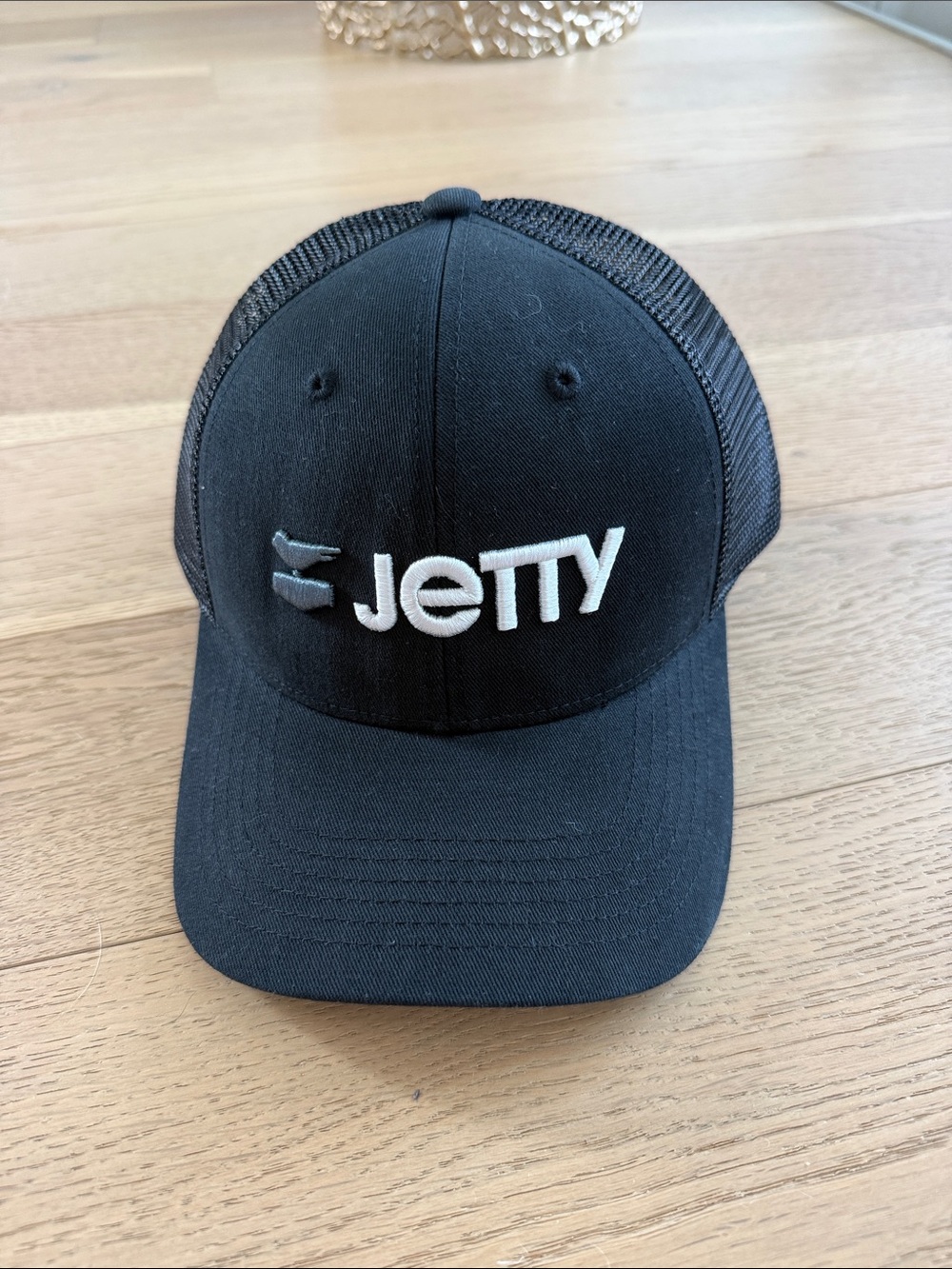 Jetty Black Men's Mesh Back Cap
